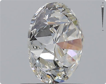 Diamant naturel GIA de 1,50 ct | Couleur H | Pureté SI2 | Taille ronde | TB TB TB #D10473