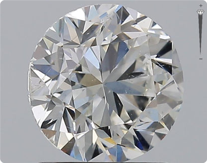Diamant naturel GIA de 1,50 ct | Couleur H | Pureté SI2 | Taille ronde | TB TB TB #D10473