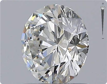 Natürlicher 0.90ct GIA Diamant | Farbe E | Reinheit SI1 | Rundschliff | VG EX EX #D10474
