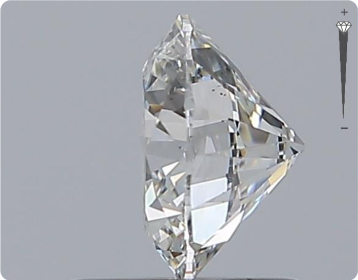 Natürlicher 0.90ct GIA Diamant | Farbe E | Reinheit SI1 | Rundschliff | VG EX EX #D10474