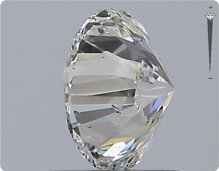Natürlicher 0.90ct GIA Diamant | Farbe E | Reinheit SI1 | Rundschliff | VG EX EX #D10474