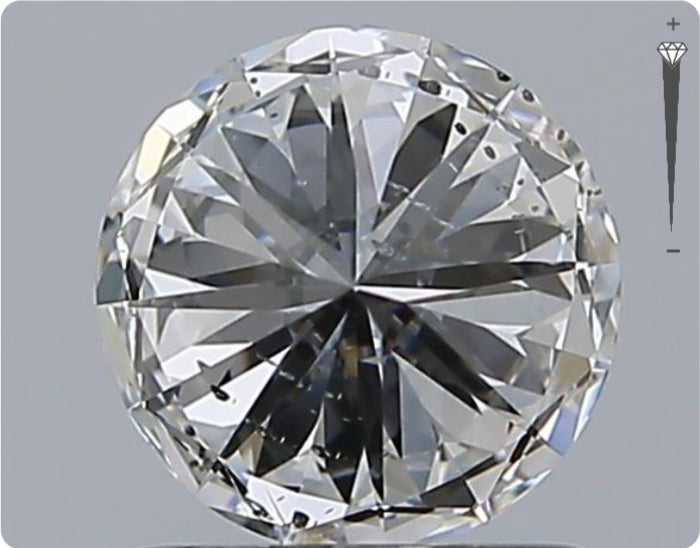 Natürlicher 0.90ct GIA Diamant | Farbe E | Reinheit SI1 | Rundschliff | VG EX EX #D10474