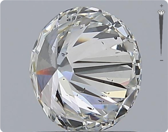 Natürlicher 0.90ct GIA Diamant | Farbe E | Reinheit SI1 | Rundschliff | VG EX EX #D10474