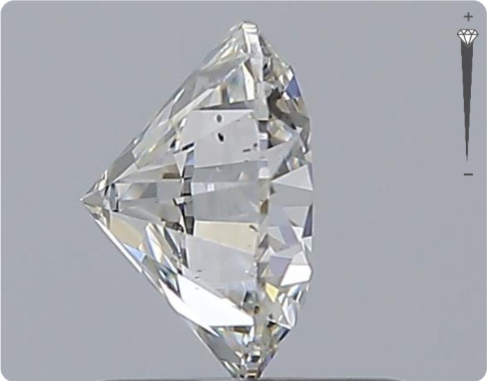 Natürlicher 0.90ct GIA Diamant | Farbe E | Reinheit SI1 | Rundschliff | VG EX EX #D10474
