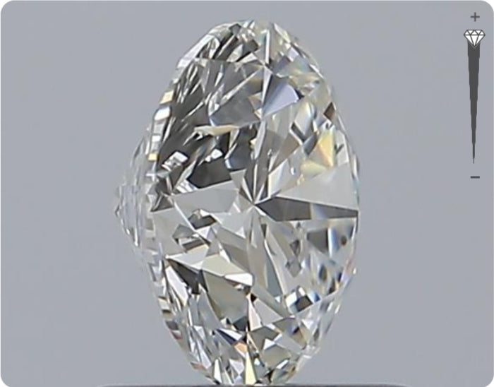 Natürlicher 0.90ct GIA Diamant | Farbe E | Reinheit SI1 | Rundschliff | VG EX EX #D10474