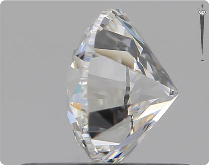 Natürlicher 0.50ct GIA Diamant | Farbe E | Reinheit VVS2 | Rundschliff | VG EX EX #D10475