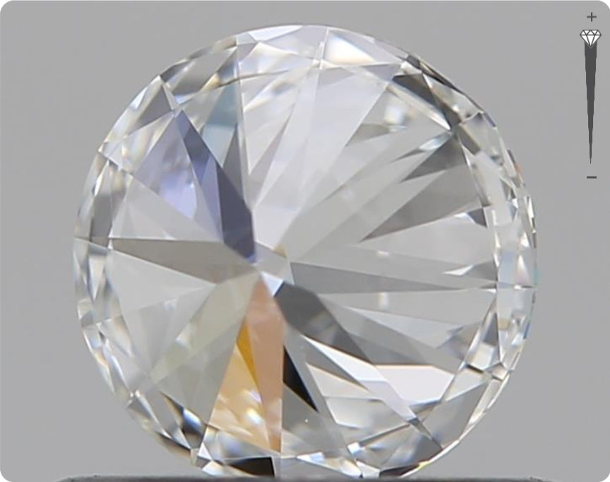 Natürlicher 0.50ct GIA Diamant | Farbe E | Reinheit VVS2 | Rundschliff | VG EX EX #D10475