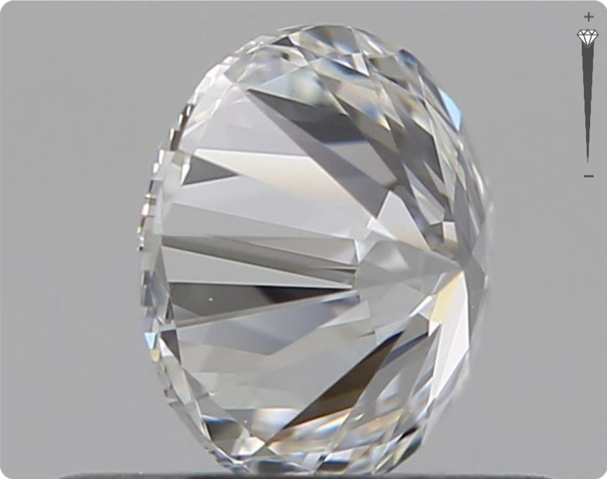 Natürlicher 0.50ct GIA Diamant | Farbe E | Reinheit VVS2 | Rundschliff | VG EX EX #D10475