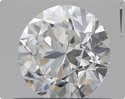 Natürlicher 0.50ct GIA Diamant | Farbe E | Reinheit VVS2 | Rundschliff | VG EX EX #D10475