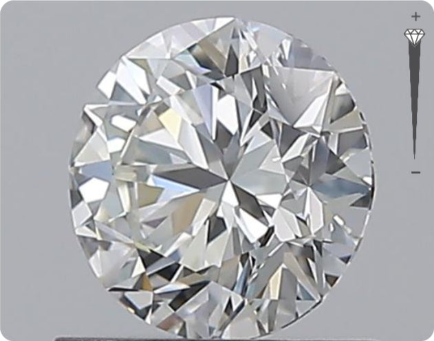 Natürlicher 0.82ct GIA Diamant | Farbe H | Reinheit VVS1 | Rundschliff | EX EX EX #D10476
