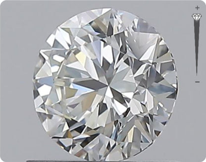 Natürlicher 0.82ct GIA Diamant | Farbe H | Reinheit VVS1 | Rundschliff | EX EX EX #D10476