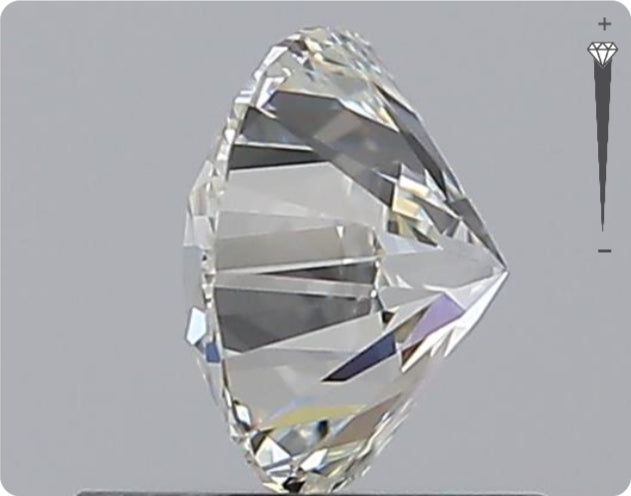 Natürlicher 0.82ct GIA Diamant | Farbe H | Reinheit VVS1 | Rundschliff | EX EX EX #D10476