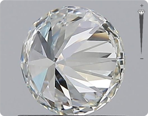 Natürlicher 0.82ct GIA Diamant | Farbe H | Reinheit VVS1 | Rundschliff | EX EX EX #D10476