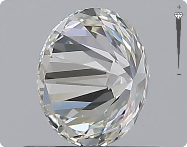 Natürlicher 0.82ct GIA Diamant | Farbe H | Reinheit VVS1 | Rundschliff | EX EX EX #D10476