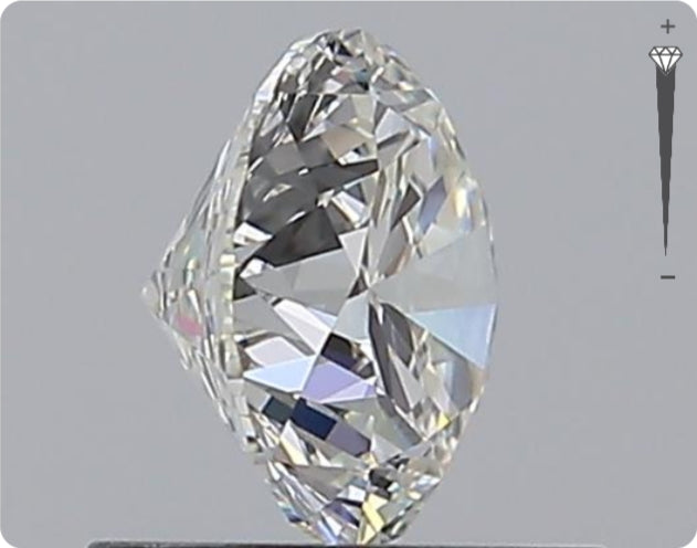 Natürlicher 0.82ct GIA Diamant | Farbe H | Reinheit VVS1 | Rundschliff | EX EX EX #D10476