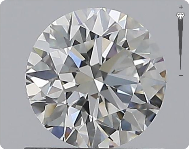 Natürlicher 0.82ct GIA Diamant | Farbe H | Reinheit VVS1 | Rundschliff | EX EX EX #D10476