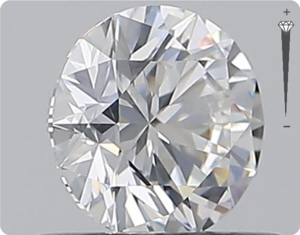 Natürlicher 0.50ct GIA Diamant | Farbe E | Reinheit SI1 | Rundschliff | EX EX EX #D10477