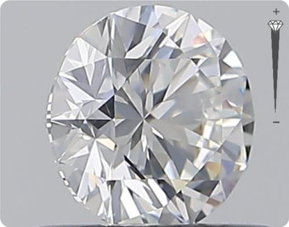 Natürlicher 0.50ct GIA Diamant | Farbe E | Reinheit SI1 | Rundschliff | EX EX EX #D10477