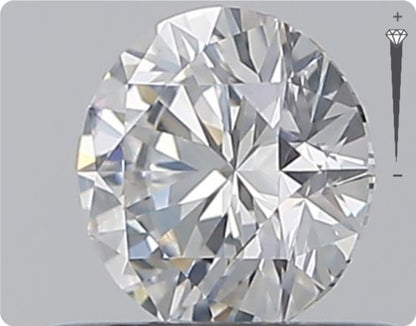 Natürlicher 0.50ct GIA Diamant | Farbe E | Reinheit SI1 | Rundschliff | EX EX EX #D10477