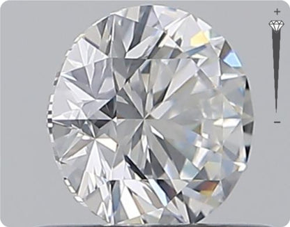 Natürlicher 0.50ct GIA Diamant | Farbe E | Reinheit SI1 | Rundschliff | EX EX EX #D10477