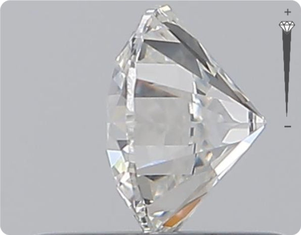 Natürlicher 0.50ct GIA Diamant | Farbe E | Reinheit SI1 | Rundschliff | EX EX EX #D10477