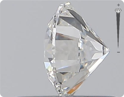 Natürlicher 0.50ct GIA Diamant | Farbe E | Reinheit SI1 | Rundschliff | EX EX EX #D10477