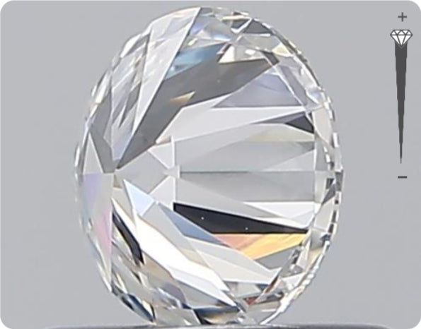 Natürlicher 0.50ct GIA Diamant | Farbe E | Reinheit SI1 | Rundschliff | EX EX EX #D10477