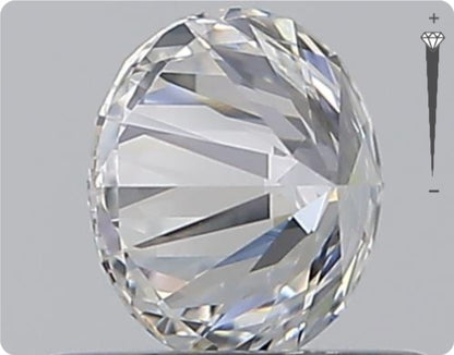 Natürlicher 0.50ct GIA Diamant | Farbe E | Reinheit SI1 | Rundschliff | EX EX EX #D10477