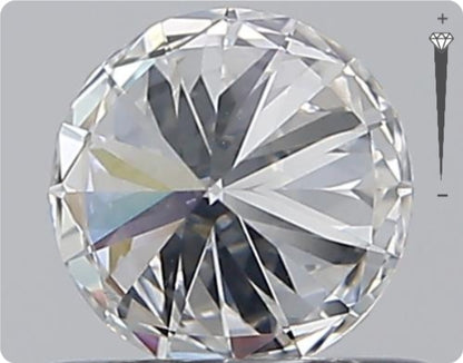 Natürlicher 0.50ct GIA Diamant | Farbe E | Reinheit SI1 | Rundschliff | EX EX EX #D10477
