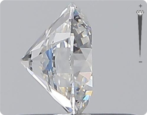 Natürlicher 0.50ct GIA Diamant | Farbe E | Reinheit SI1 | Rundschliff | EX EX EX #D10477