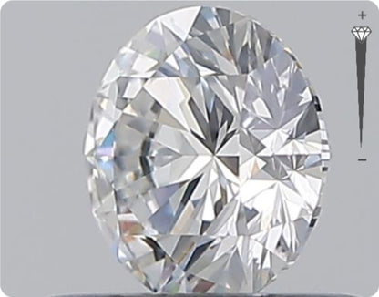Natürlicher 0.50ct GIA Diamant | Farbe E | Reinheit SI1 | Rundschliff | EX EX EX #D10477