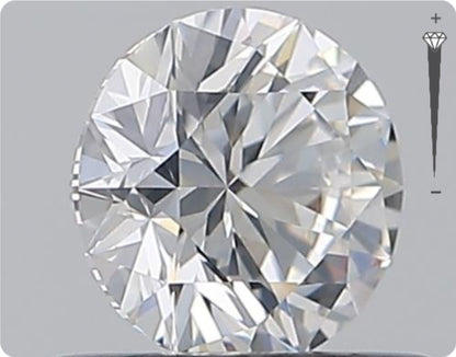 Natürlicher 0.50ct GIA Diamant | Farbe E | Reinheit SI1 | Rundschliff | EX EX EX #D10477
