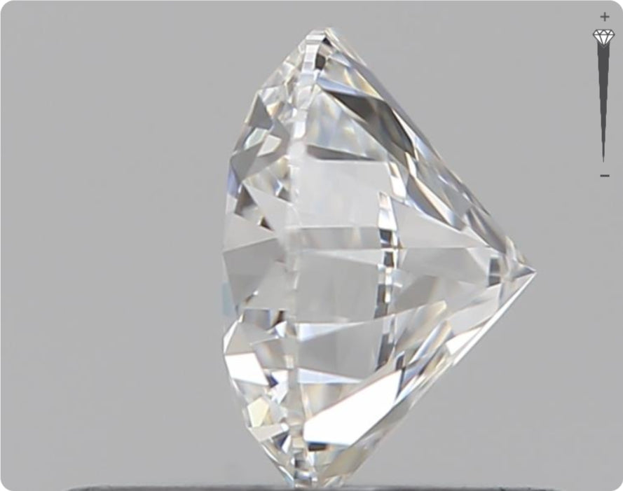Natürlicher 0.50ct GIA Diamant | Farbe E | Reinheit VS1 | Rundschliff | EX EX EX #D10478
