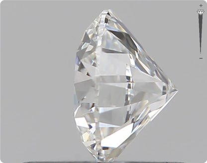 Natürlicher 0.50ct GIA Diamant | Farbe E | Reinheit VS1 | Rundschliff | EX EX EX #D10478
