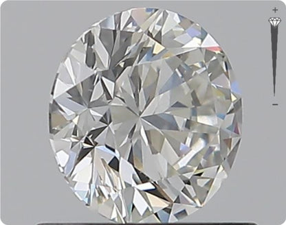 Natürlicher 0.75ct GIA Diamant | Farbe H | Reinheit SI2 | Rundschliff | EX EX EX #D10479