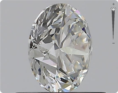 Natürlicher 0.75ct GIA Diamant | Farbe H | Reinheit SI2 | Rundschliff | EX EX EX #D10479