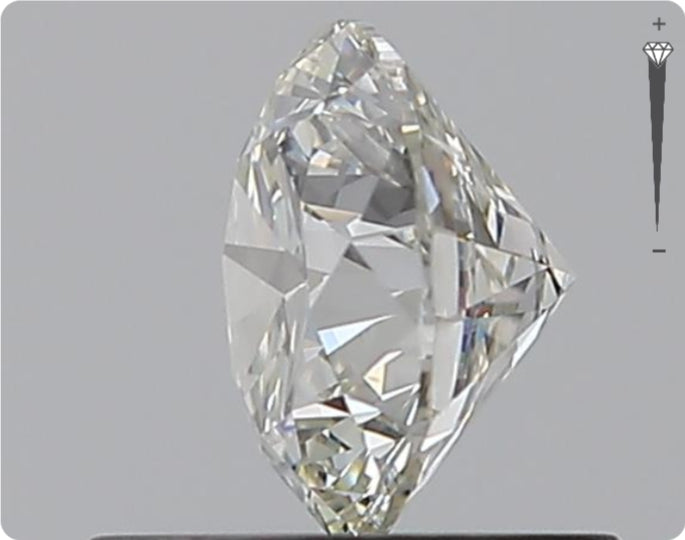 Natürlicher 0.75ct GIA Diamant | Farbe H | Reinheit SI2 | Rundschliff | EX EX EX #D10479