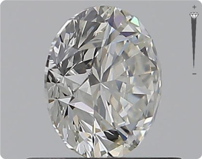 Natürlicher 0.75ct GIA Diamant | Farbe H | Reinheit SI2 | Rundschliff | EX EX EX #D10479