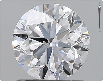 Natürlicher 1.00ct GIA Diamant | Farbe D | Reinheit SI2 | Rundschliff | VG EX EX #D10482