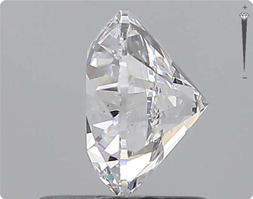 Natürlicher 1.00ct GIA Diamant | Farbe D | Reinheit SI2 | Rundschliff | VG EX EX #D10482