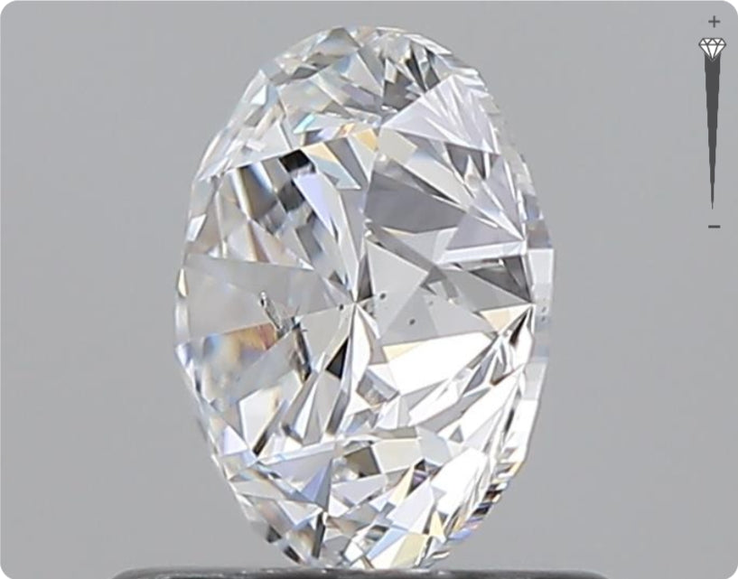 Natürlicher 1.00ct GIA Diamant | Farbe D | Reinheit SI2 | Rundschliff | VG EX EX #D10482