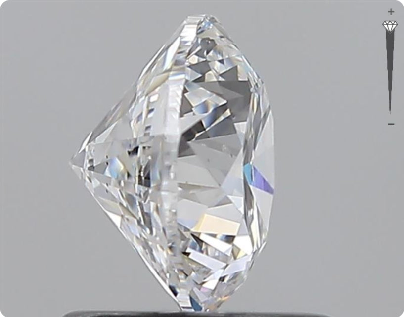 Natürlicher 1.00ct GIA Diamant | Farbe D | Reinheit SI2 | Rundschliff | VG EX EX #D10482