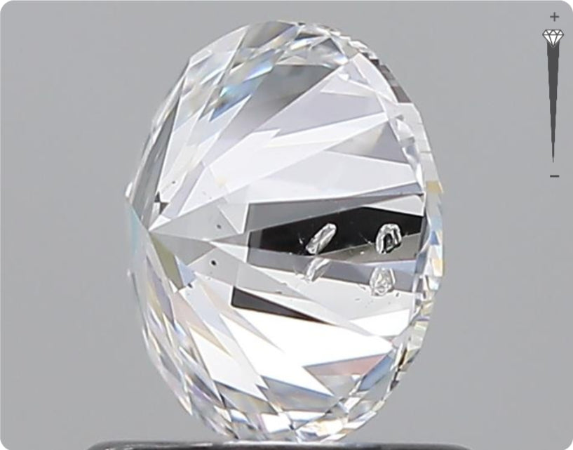 Natürlicher 1.00ct GIA Diamant | Farbe D | Reinheit SI2 | Rundschliff | VG EX EX #D10482