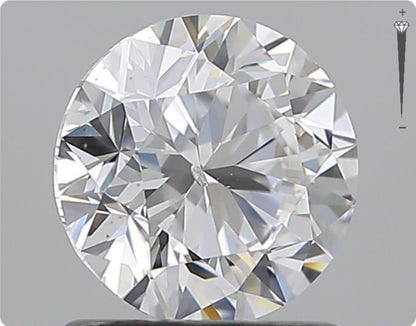 Natürlicher 1.00ct GIA Diamant | Farbe D | Reinheit SI2 | Rundschliff | VG EX EX #D10482