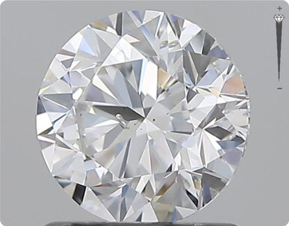 Natürlicher 1.00ct GIA Diamant | Farbe D | Reinheit SI2 | Rundschliff | VG EX EX #D10482