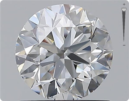 Natürlicher 1.00ct GIA Diamant | Farbe D | Reinheit VS2 | Rundschliff | VG EX VG #D10484