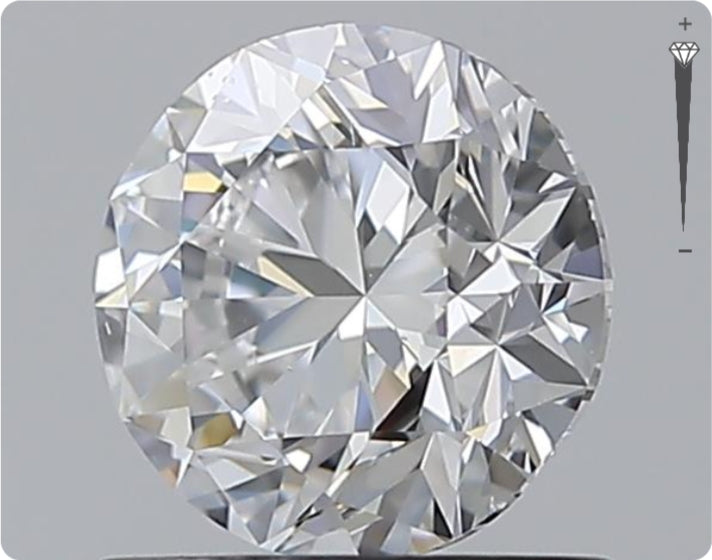 Natürlicher 1.00ct GIA Diamant | Farbe D | Reinheit VS2 | Rundschliff | VG EX VG #D10484