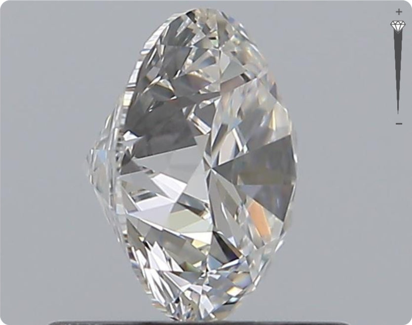 Natürlicher 0.90ct GIA Diamant | Farbe F | Reinheit VVS1 | Rundschliff | EX EX EX #D10486