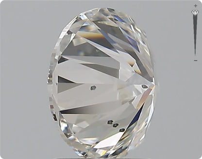 Natürlicher 2.01ct GIA Diamant | Farbe F | Reinheit SI1 | Rundschliff | EX EX EX #D10490