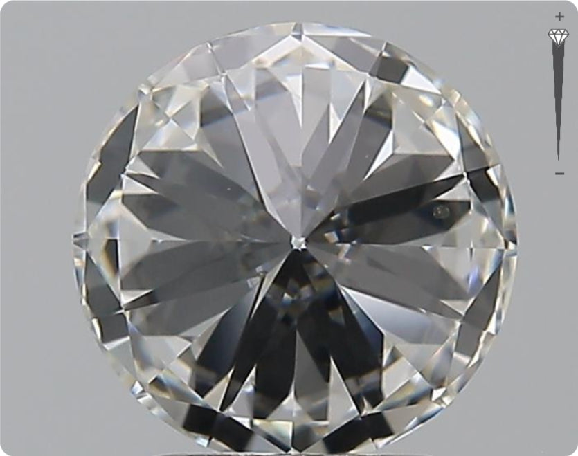 Natürlicher 2.01ct GIA Diamant | Farbe F | Reinheit SI1 | Rundschliff | EX EX EX #D10490